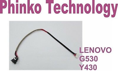 NEW DC Jack & Cable DW78 New IBM Lenovo Ideapad 3000 G530
