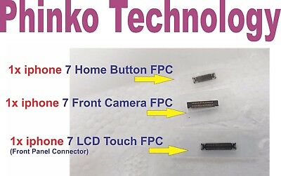 1x iphone 7 LCD Touch FPC , iphone 7 front camera & iphone 7 home button FPC