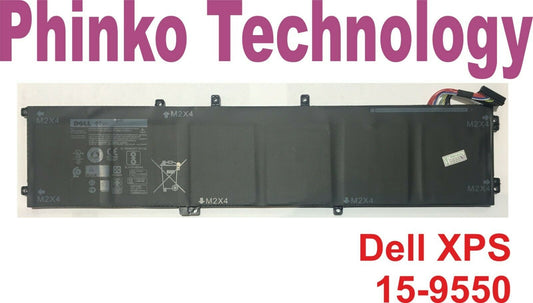 97Wh Battery for Dell XPS 15 9560 9570 05041C 5041C 5D91C 5XJ28 6GTPY