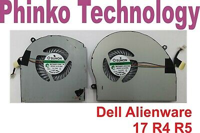 NEW CPU Cooling Fan For DELL Alienware 17 R4 R5 Left + Right