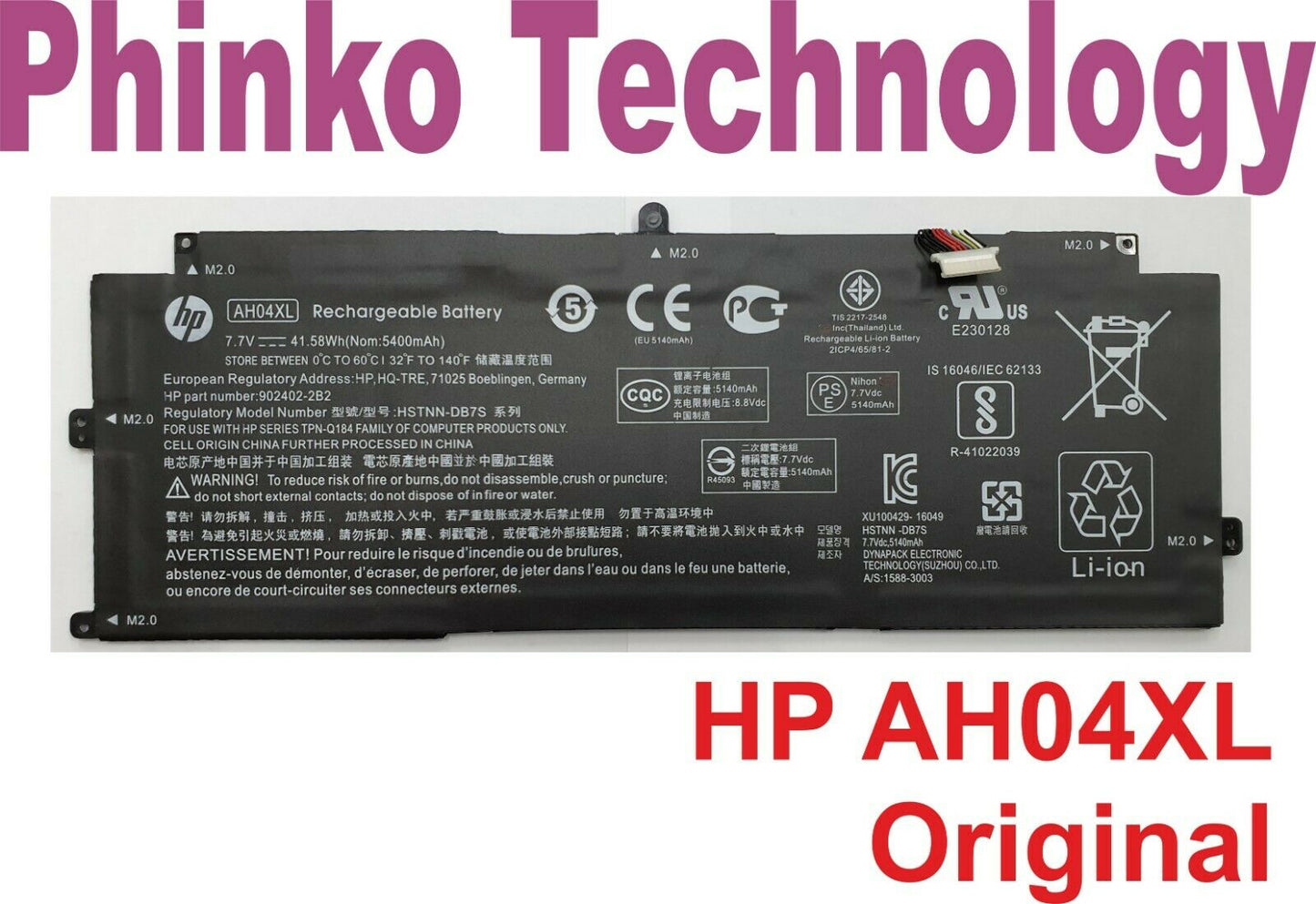 NEW Original Battery For HP Spectre X2 12" 12-C000NF HSTNN-DB7S TPN-Q184 AH04XL