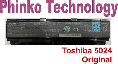 Original Battery For Toshiba Satellite C850 C850D L850 L850D Pro PA5024U-1BAS
