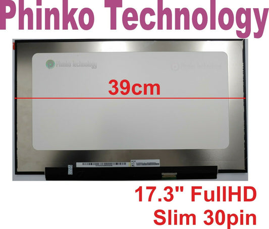 17.3" Slim Full HD 30pin NV173FHM-N49 N46 N4C B173HAN04.2 Narrow Bezel 39cm