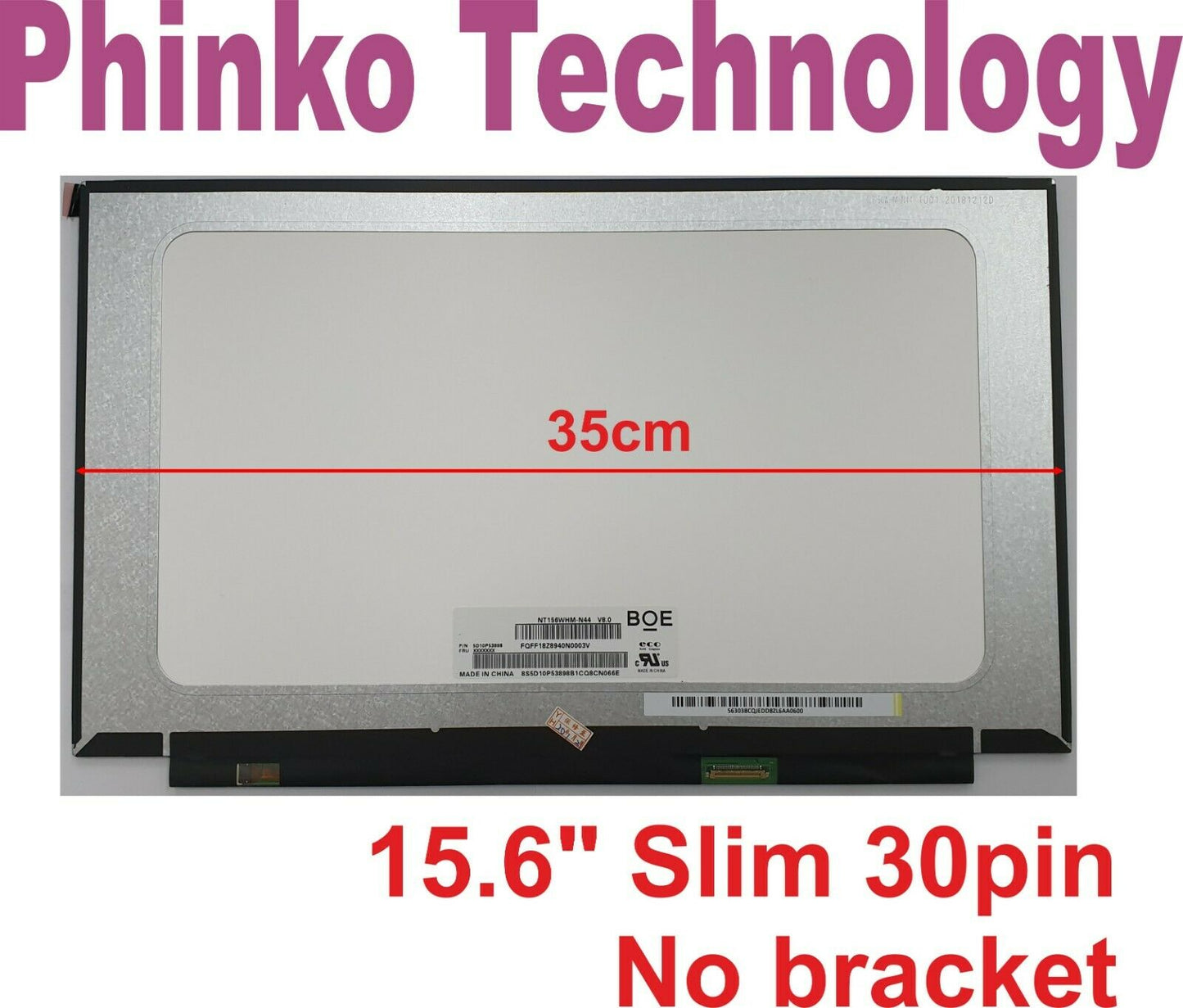 N156BGA-EB3 fit N156BGA-EA3 NT156WHM-N34 15.6 inch 1366X768 No screw holes EDP
