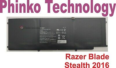 Battery for Razer Blade Stealth 2016 12.5" RC30-0196 53.6Wh 3ICP4/92/77