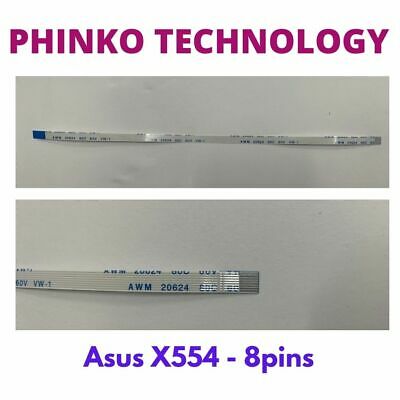 NEW ASUS x554 f555 r555 r556 f556 x556 Touchpad trackpad flex ribbon cable 8pins