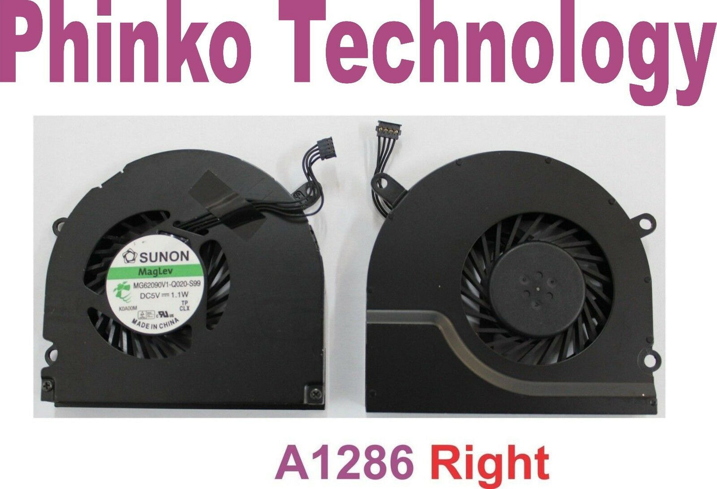Apple MacBook Pro UNIBODY 15" A1286 RIGHT Cooling Fan