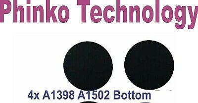 4PCS Macbook Pro Retina 15" A1398 13" A1425 A1502 Bottom PLASTIC Rubber Feet
