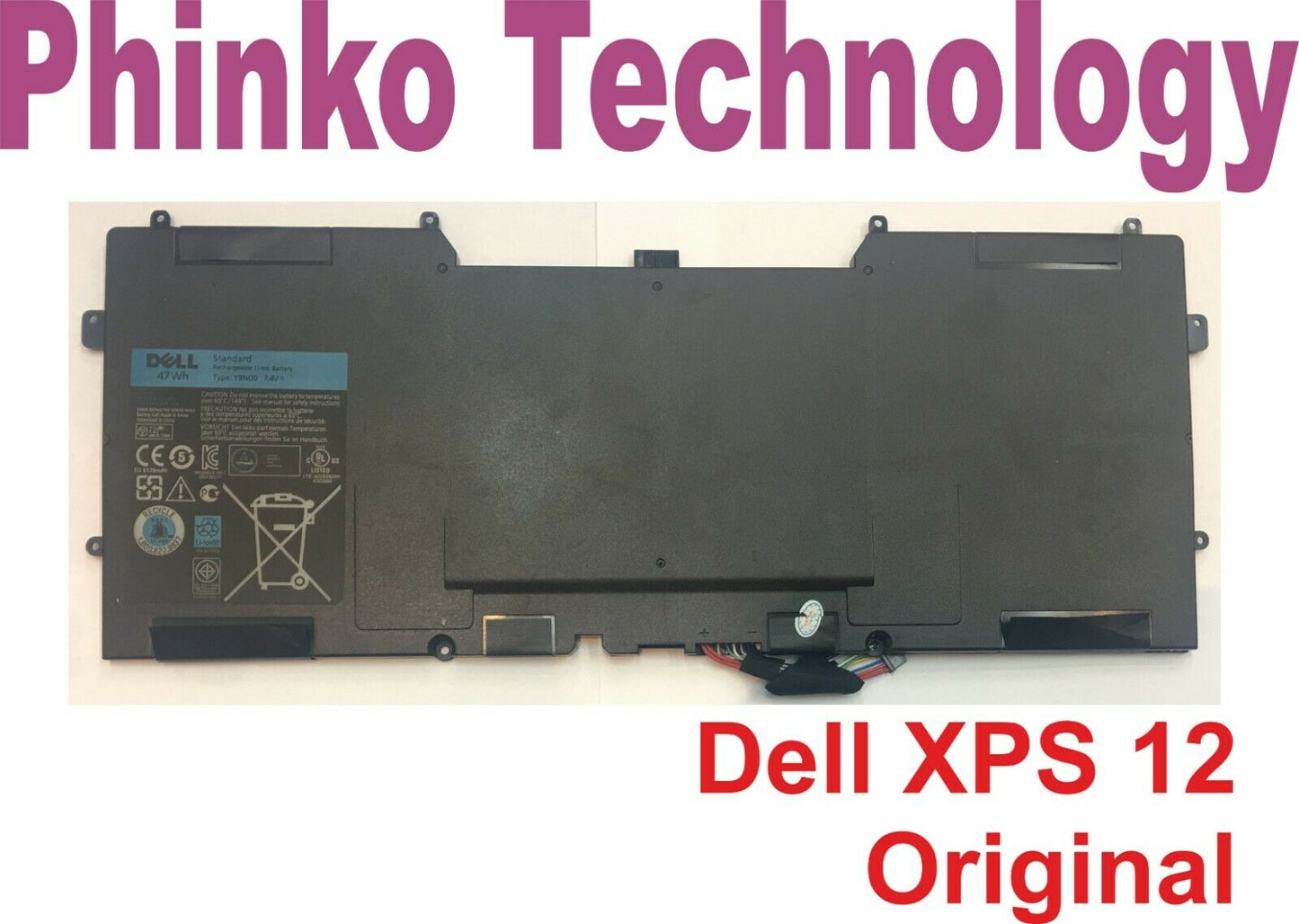 GENUINE Battery for Dell XPS 12 9Q23 9Q33 Y9N00 3H76R 03H76R 489XN NVR98