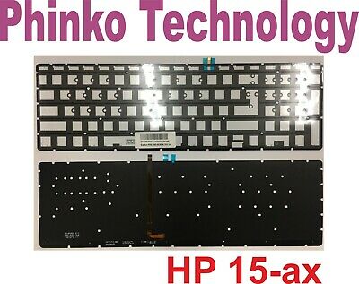 NEW Keyboard for HP Pavilion 15-ax 15-an 17-w Series with Backlit Red Colour