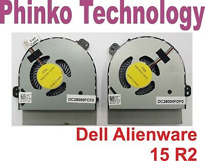 GPU CPU Cooling Fan For Dell Alienware 15 R1 R2 Left and Right
