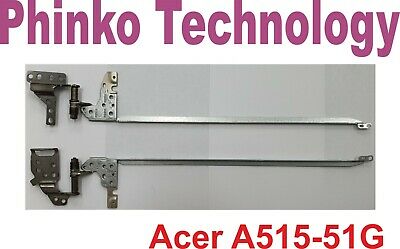 NEW Acer Aspire 5 A515-51 Bezel and Top Cover LCD Back Lid + Hinges BLACK Color