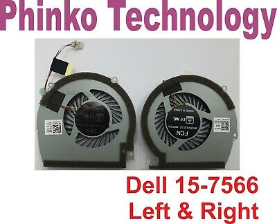 CPU Cooling Fan for Dell Inspiron 15-7000 15R 7566 7567 Left & Right