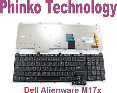 NEW Keyboard for Dell Alienware M17x R1 C587R PW56N MT9VN backlit