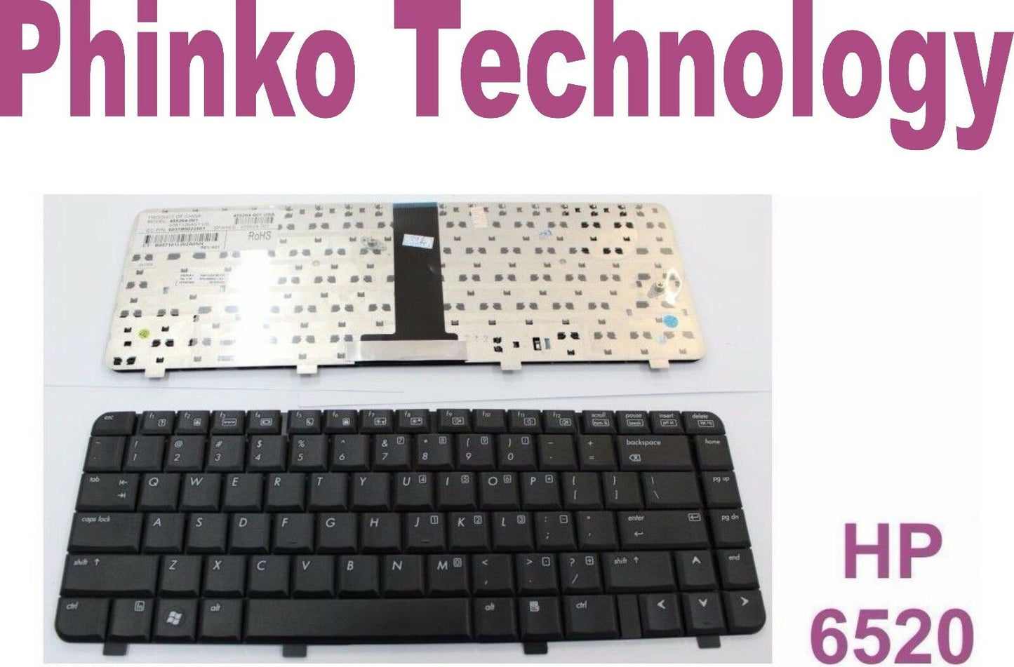 **New** Keyboard Black for HP Compaq 6720s 6720 6520s 6520 540 550 with Frame