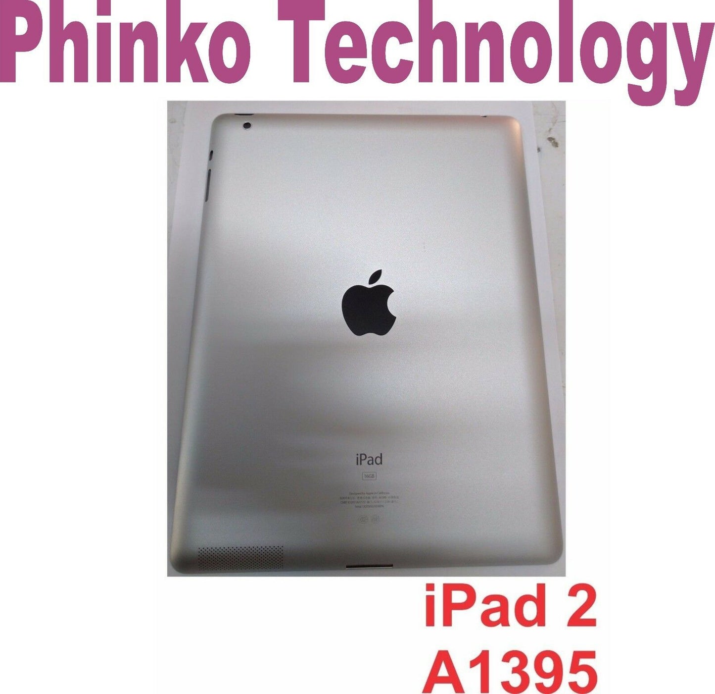 For iPad 2 A1395 Back Cover Housing WIFI Version Aluminum alloy --- NO 3G