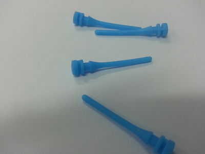 20x PCS Screw Silicone Rubber Pin Rivet Mounts Screws Cooling PC Fan BLUE