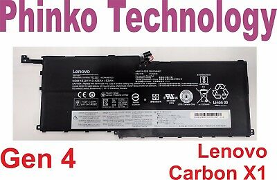 Original Battery Lenovo ThinkPad X1 Carbon Gen 4 52Wh 00HW028 SB10F46467 4ICP4