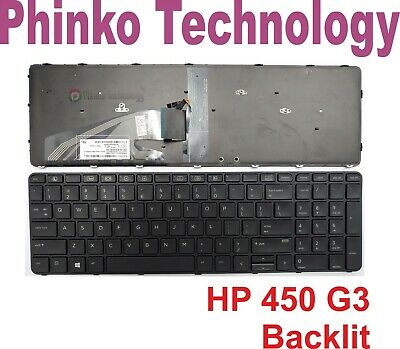 keyboard for HP 450 455 470 G3 G4 Backlit