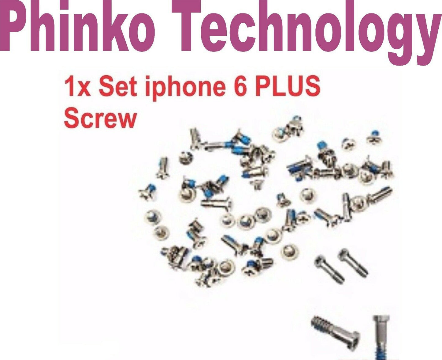Full Screws Set for iphone 6 Plus with 2 Bottom Screws for iphone 6 plus 5.5"