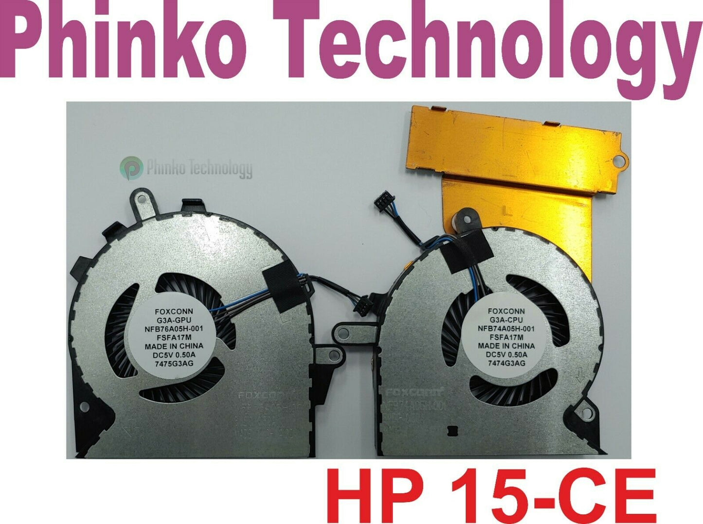 NEW Laptop CPU Cooling Fan for HP Omen 15-CE 17-AN Series Left + Right