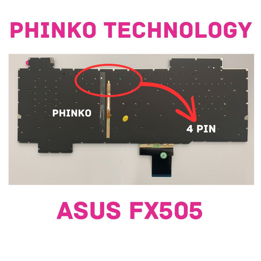 Keyboard For Asus FX504 FX504GD FX504GE FX504GM FX505D FX80 FX80GM GL703 Backlit