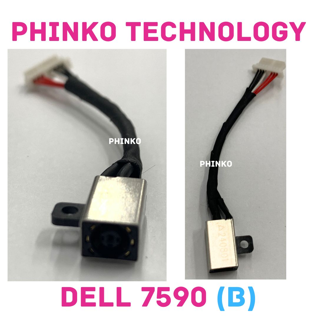 FOR Dell Inspiron 15 7590 7591 P83F P83F001 DC IN POWER JACK CABLE Type: B