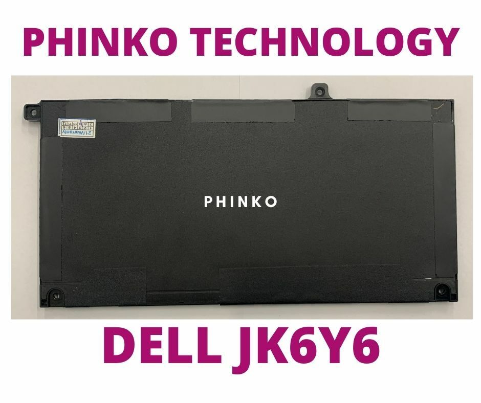 JK6Y6 C5KG6 CF5RH Battery for Dell Latitude 3510 Vostro 5402 Inspiron 5301