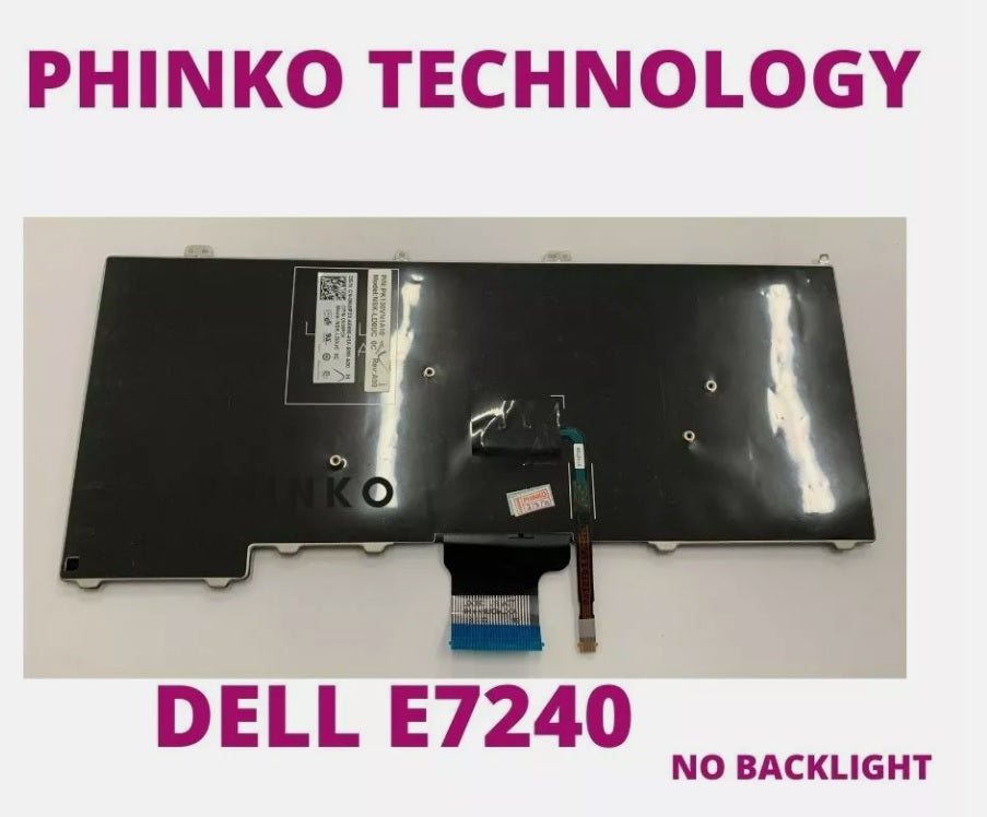 NEW Keyboard For Dell Latitude E7440 E7420 E7240 NO Backlit