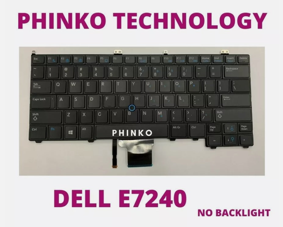 NEW Keyboard For Dell Latitude E7440 E7420 E7240 NO Backlit