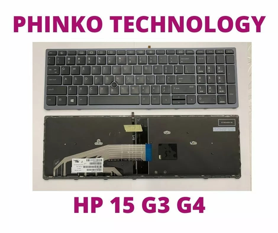 NEW US Keyboard for HP Zbook 15 G3 G4/17 G3 G4 series backlit Pointer 848311-001