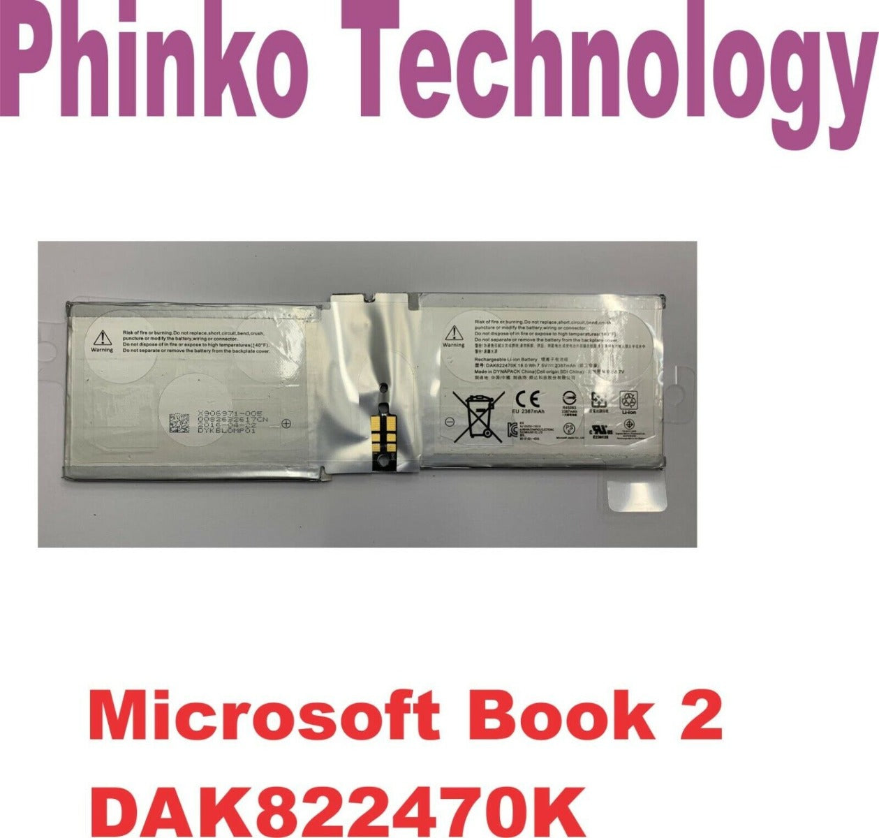 Original Battery G3HTA020H Microsoft Surface Book 1 2 1703 1704 1705 1832 13.5"