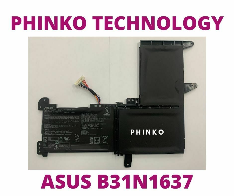 B31N1637 Battery for ASUS F510U S510UQ X510U X510UA S510 K510 K510U