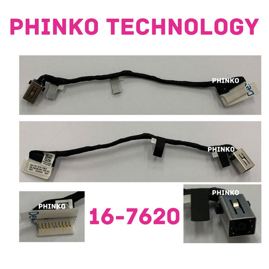 DC Power Jack Dell Inspiron 16 Plus 7620 16-7620 P117F003 P117F004 TYPE : A
