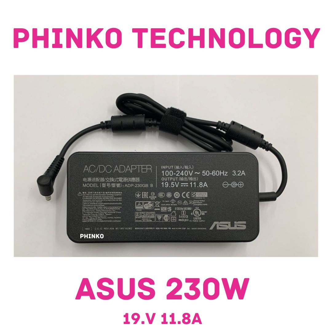 NEW Genuine 230W AC Adapter Charger ASUS ROG ADP-230GB B 19.5V 11.8A 5.5 X 2.5mm