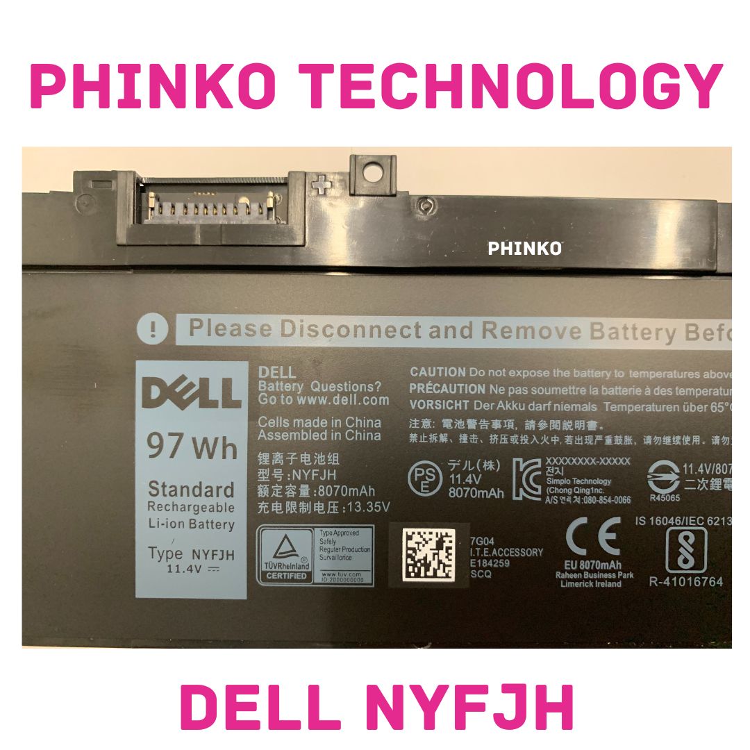 NYFJH 7M0T6 5TF10 97Wh Battery for Dell Precision 7330 7530 7540 7730 7740