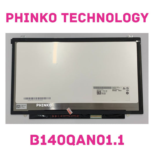 NEW 14.0" QHD 40Pin U/D Bracket LED Screen HP Elitebook 840 G4 B140QAN01.1