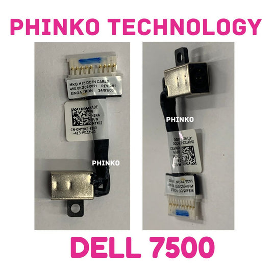 NEW DC Power Jack Socket Cable For Dell Inspiron 7500 7501 Vostro 7500 MYXCJ