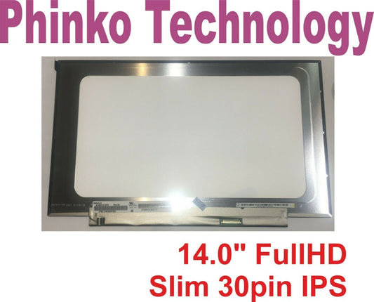 14.0" IPS 1920x1080 FHD LCD 30pins Screen B140HAN03.4 NV140FHM-N62 B140HAN04.2