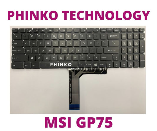 New For MSI GP65 GP75 Leopard 9SE 9SD GS75 laptop Color US keyboard backlit