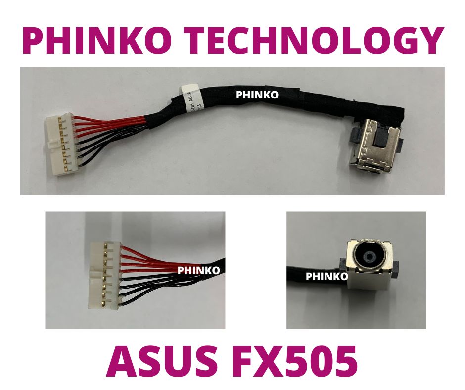 ASUS FX505 FX705D FX505DV-EH54 FX86 FX95 1417-00L50A2 POWER DC 8 Pin