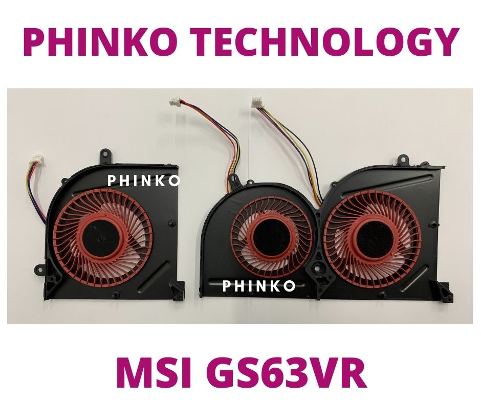 MSI CPU + GPU Cooling FAN GS63 GS63VR GS73 GS73VR Stealth Series