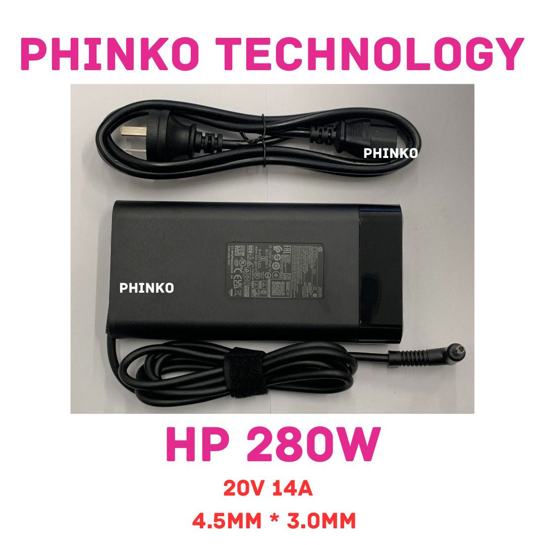 Genuine 280W Charger for HP Omen 16 M94073-001 TPN-LA27 4.5*3.0mm AC Adapter