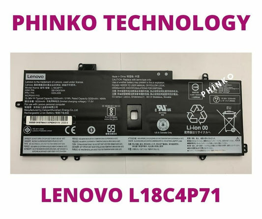 NEW 5B10W13930 15.36V 51Wh Battery for Lenovo ThinkPad X1 Yoga 4th Gen