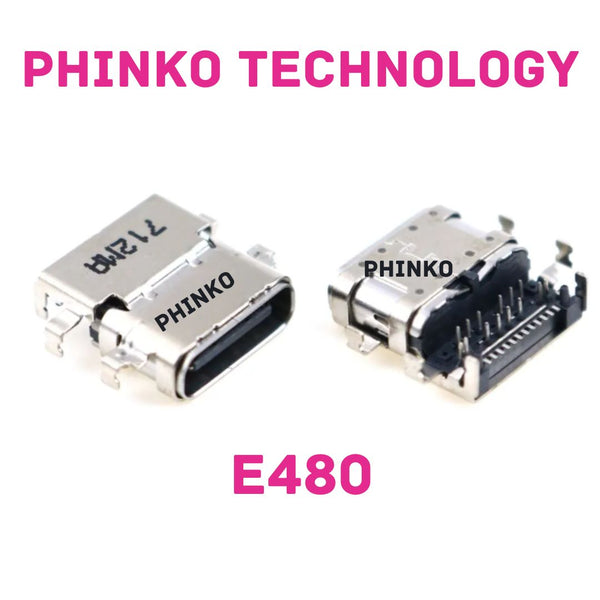 Rangale New Replacement DC In Power Jack Connector Type C USB Charging Port For Lenovo ThinkPad E480 E485 E580 E585 R480 E490 E495 E590 E595 Series