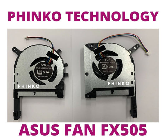 Asus TUF Gaming FX505 FX705 FX505GE FX505GM FX86FE FX86SM CPU & GPU Fans Set