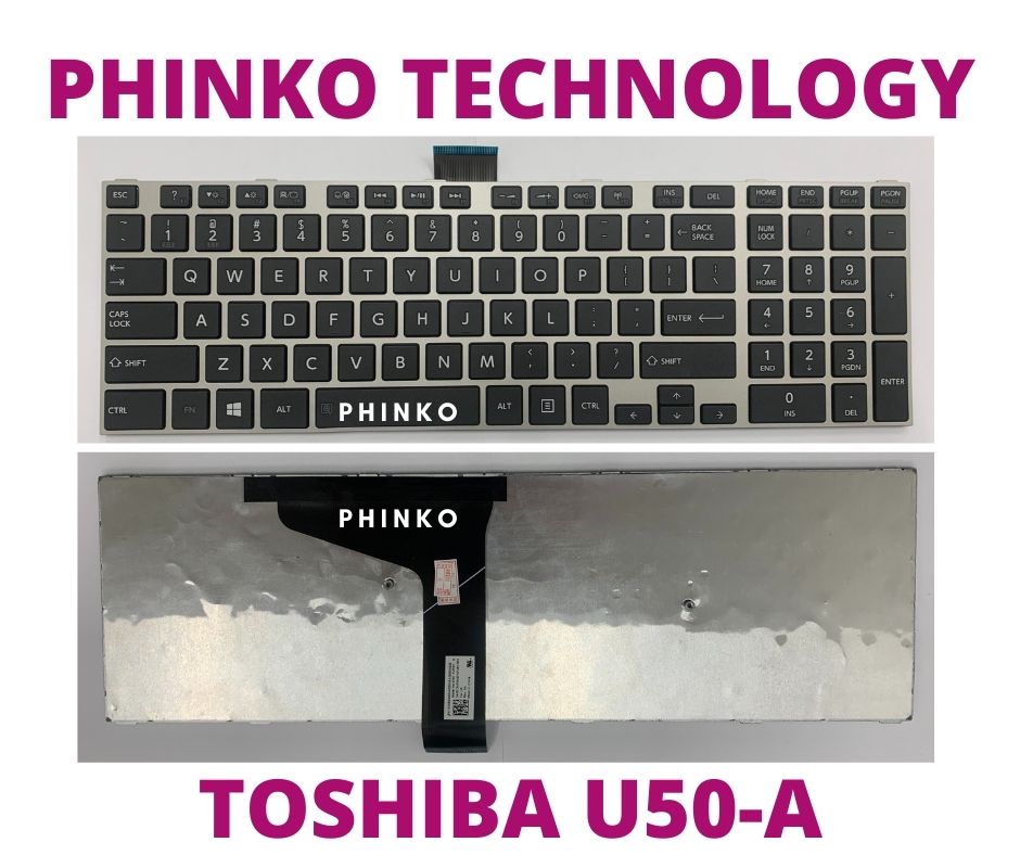 Toshiba Satellite U50-A U50D-A U50T-A U50DT-A Keyboard without Backlit