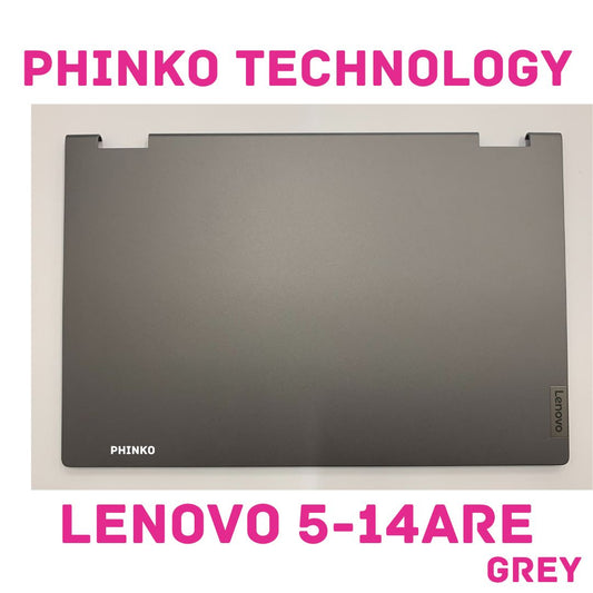 Grey Rear Screen Back Top Cover Case Lid For Lenovo Flex 5 14ARE05 14IIL05 TYPE: A