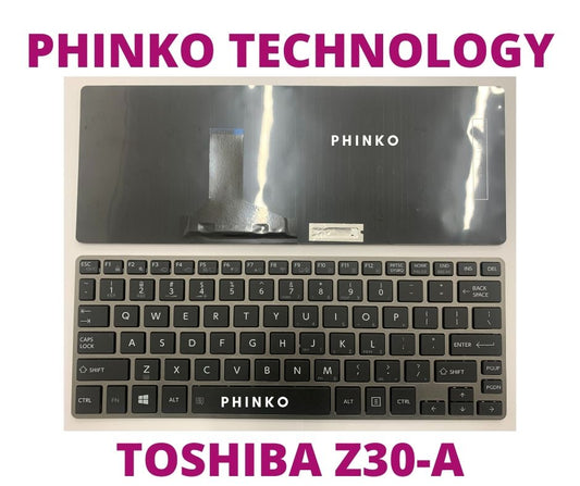 Black English Laptop US Keyboard for Toshiba Z30-A Z30-C Z30T-B Z30-B1320