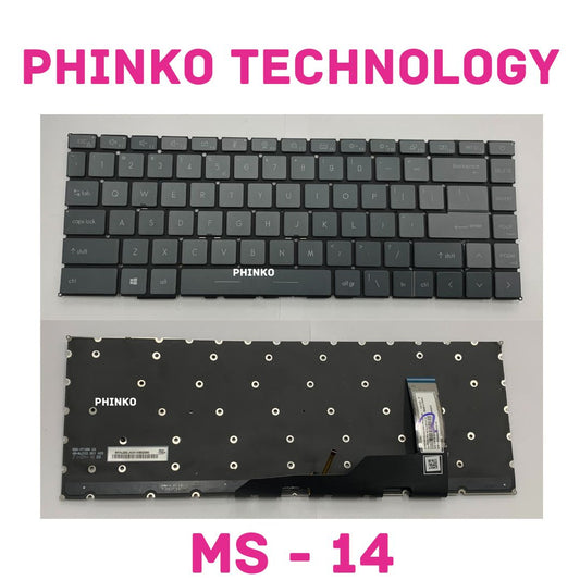 New MSI MS-14C1 MS-14C2 MS-14D1 MS-14D2 MS-14D3 14DK MS-1551 US Backlit Keyboard